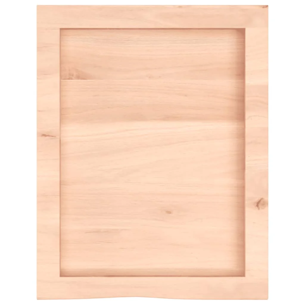 væghylde 40x50x(2-6) cm ubehandlet massivt egetræ - Image 5