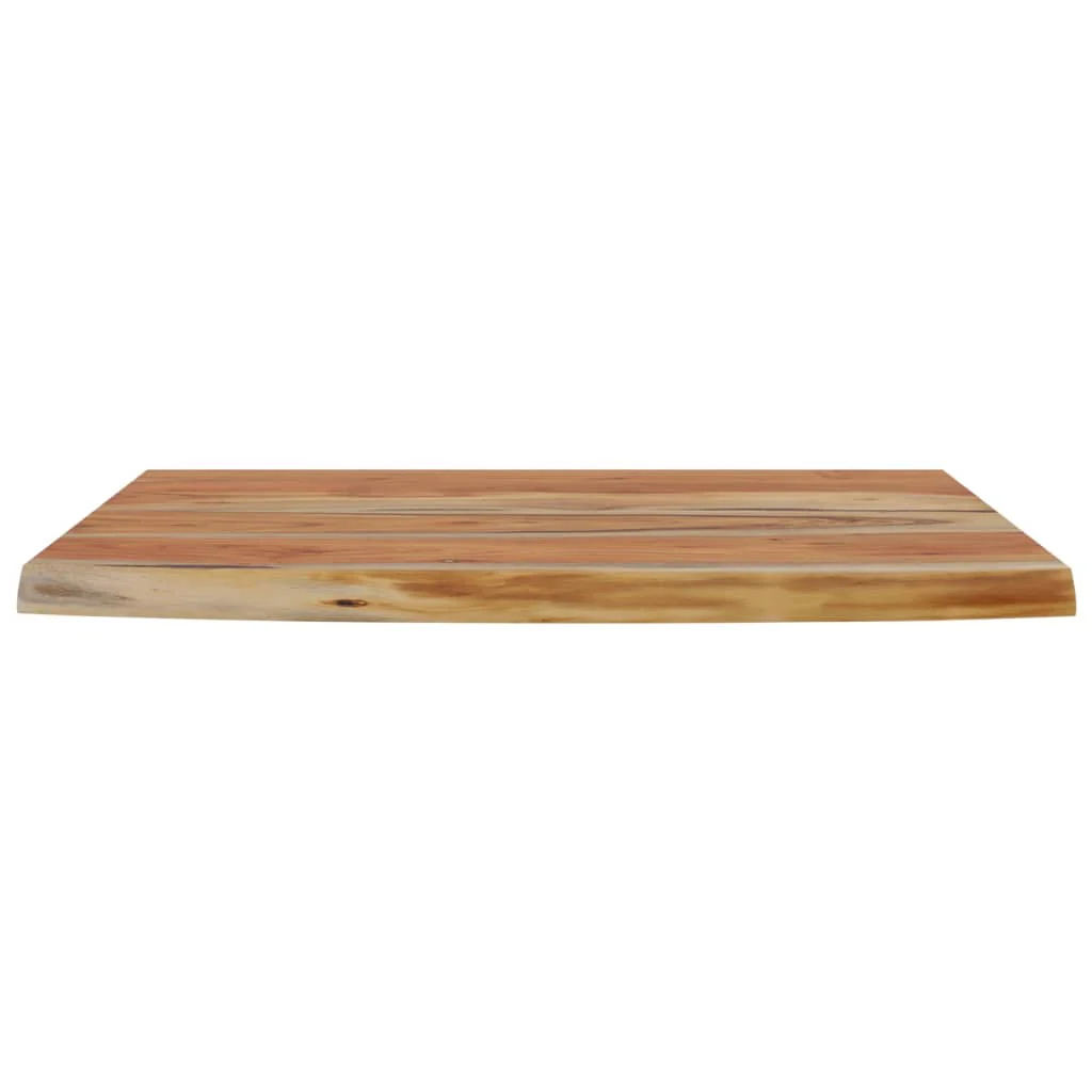 væghylde 70x40x3,8 cm rektangulær massivt akacietræ - Image 4