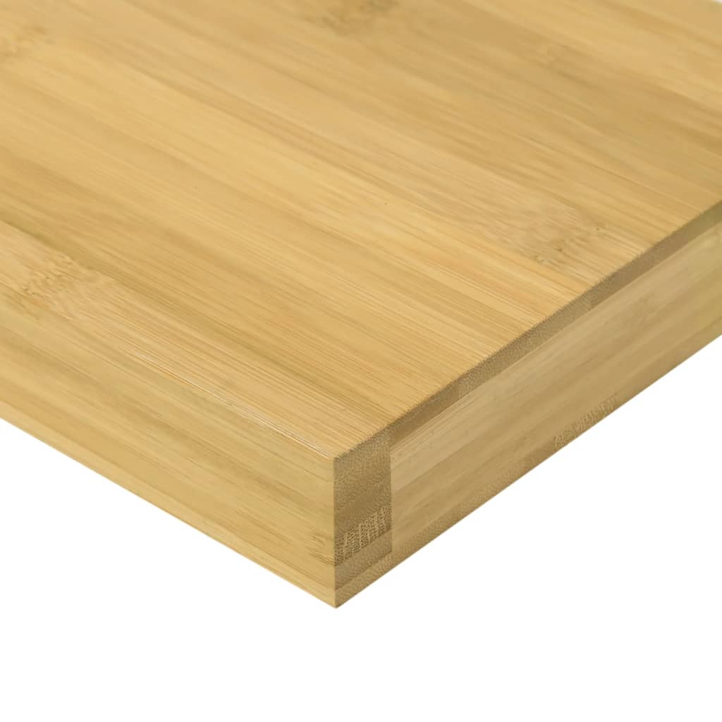 væghylde 80x20x4 cm bambus - Image 3