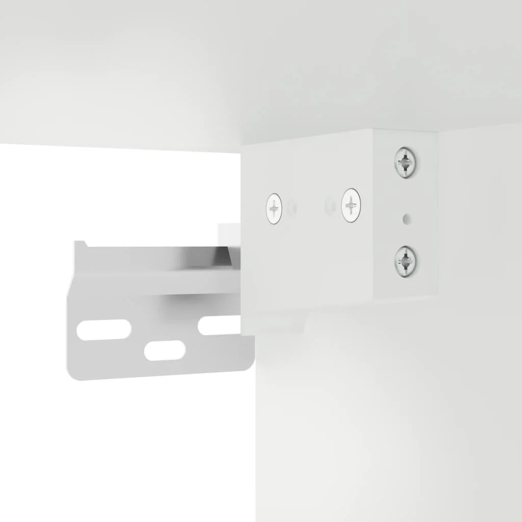 vægskab 100x36,5x35 cm konstrueret træ hvid - Image 9