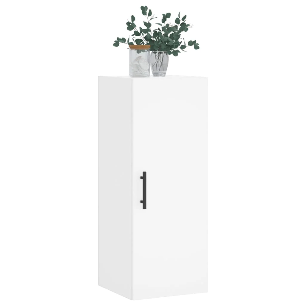 vægskab 34,5x34x90 cm hvid - Image 4