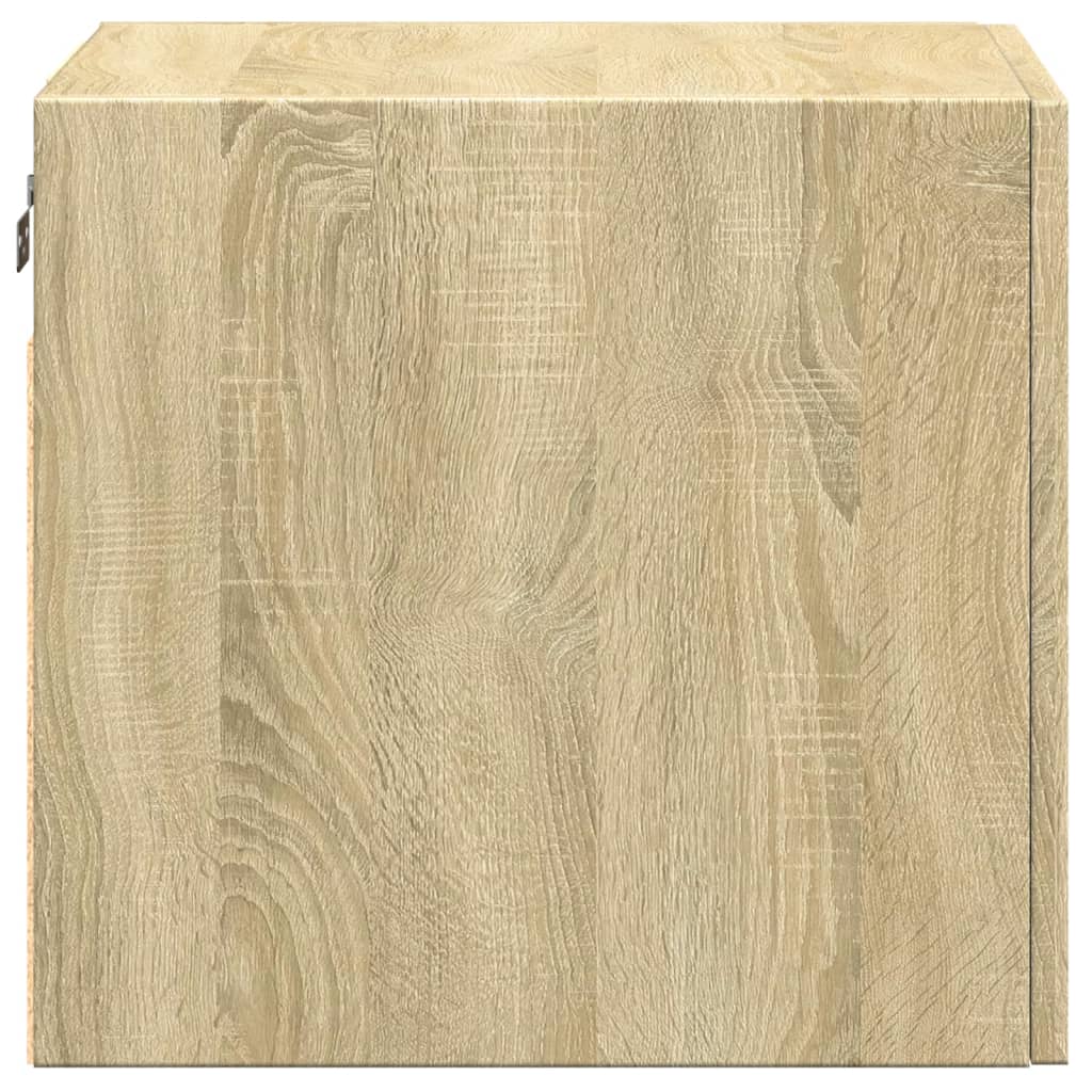 vægskab 40x42,5x40 cm konstrueret træ sonoma-eg - Image 5