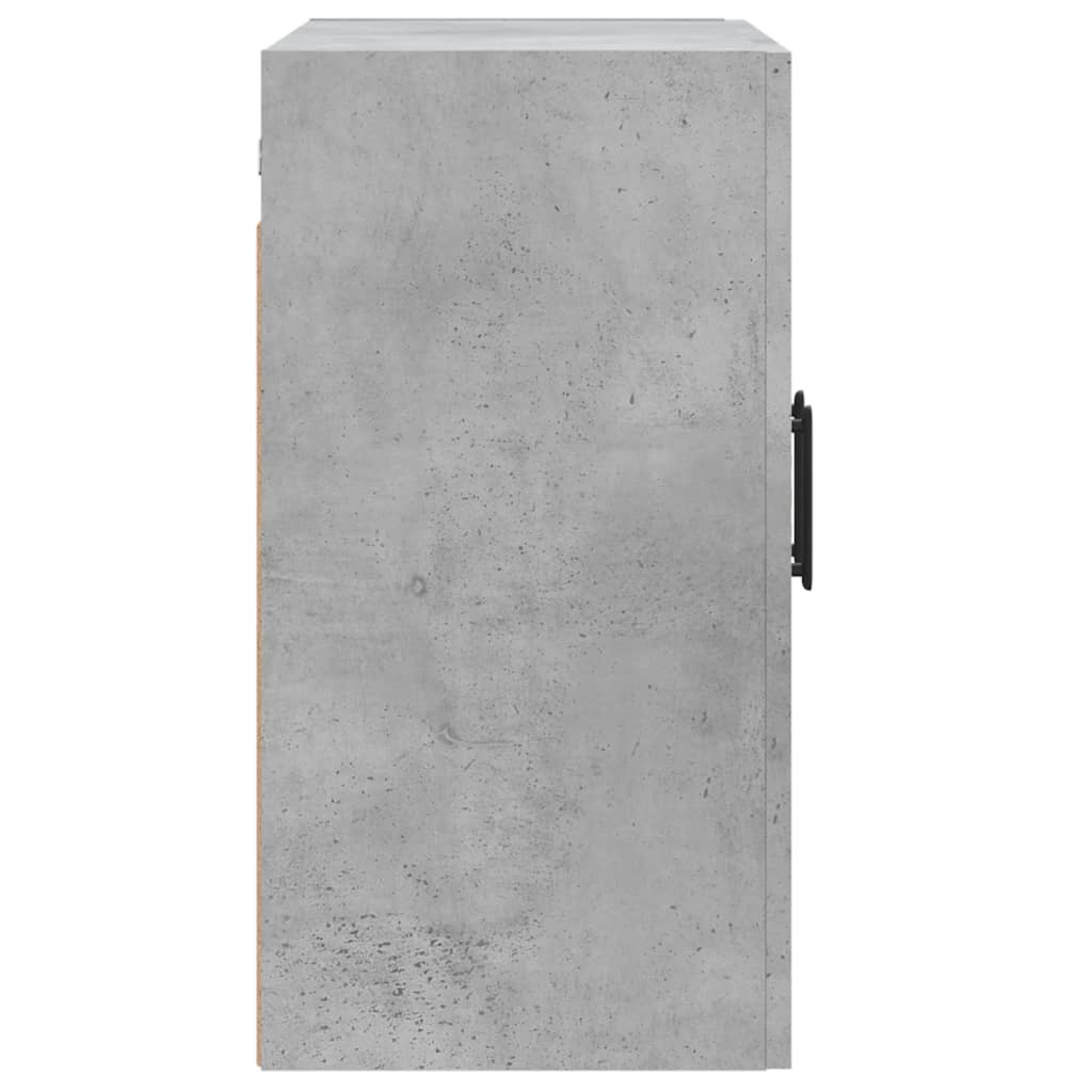 vægskab 60x31x60 cm konstrueret træ betongrå - Image 7