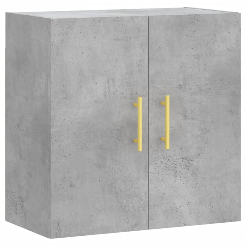 vægskab 60x31x60 cm konstrueret træ betongrå - Image 2