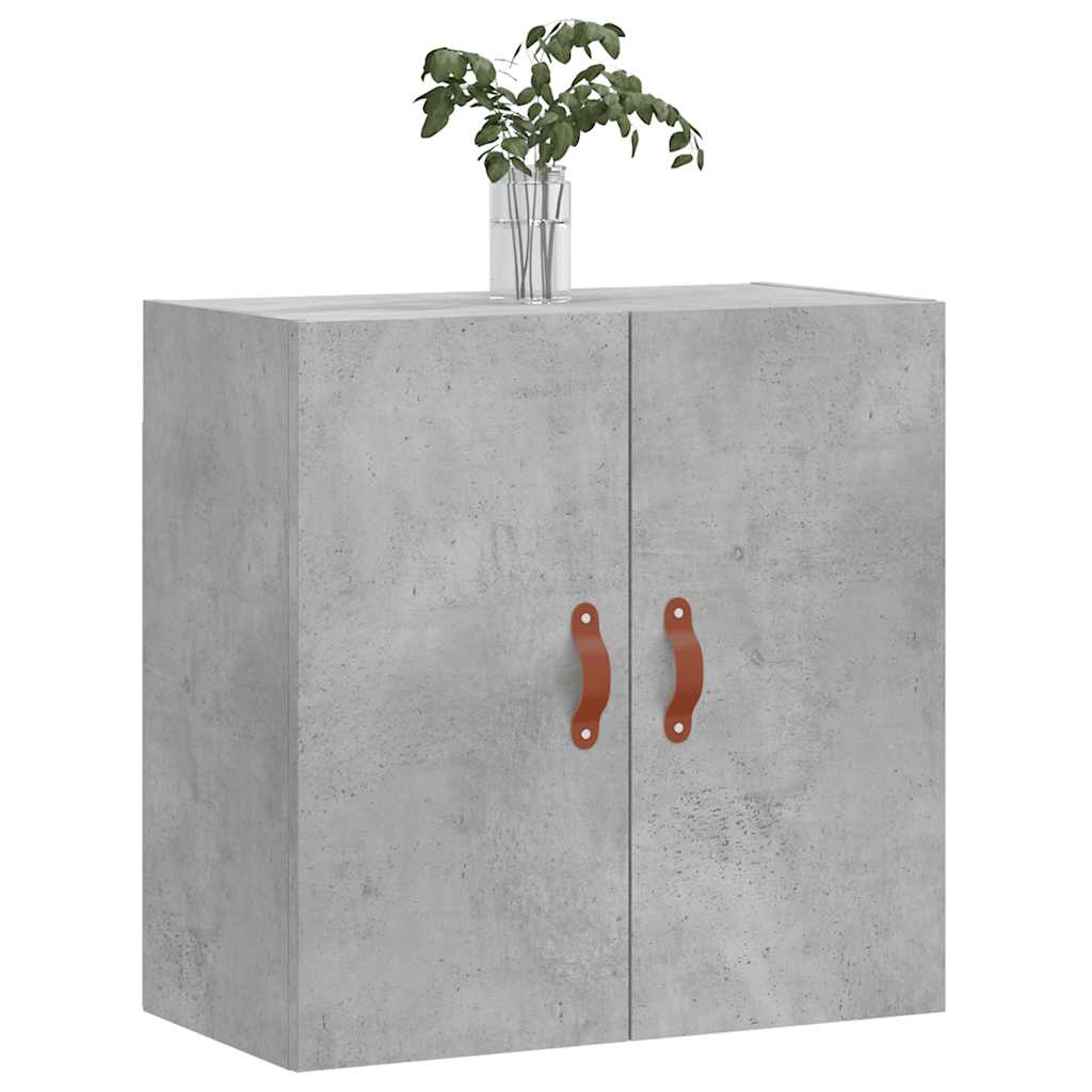 vægskab 60x31x60 cm konstrueret træ betongrå - Image 3