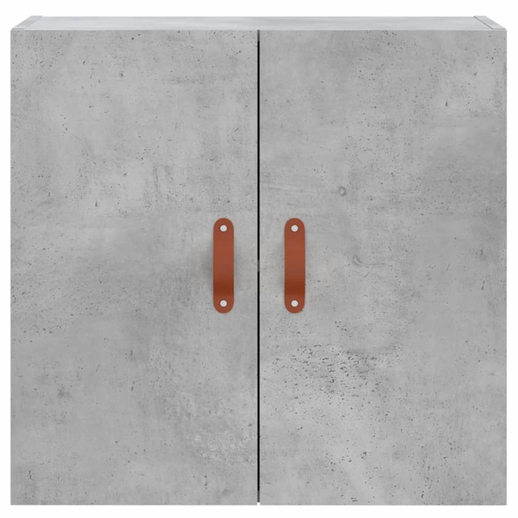 vægskab 60x31x60 cm konstrueret træ betongrå - Image 5