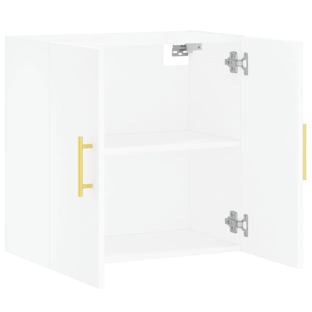 vægskab 60x31x60 cm konstrueret træ hvid - Image 6