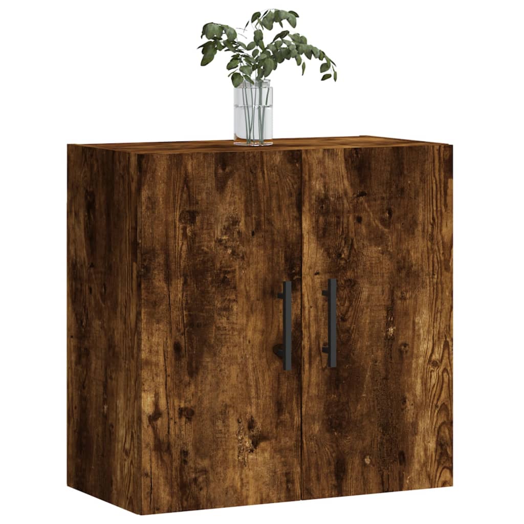 vægskab 60x31x60 cm konstrueret træ røget egetræsfarve - Image 3