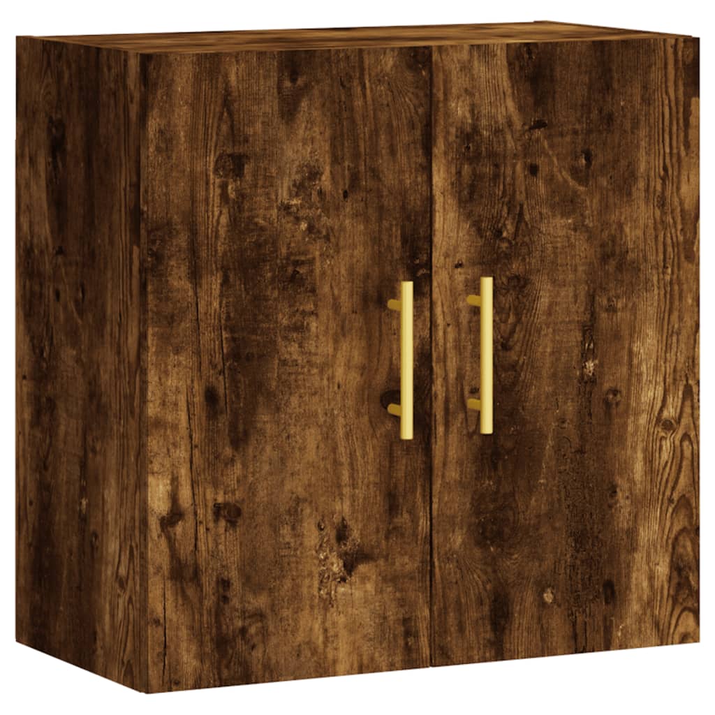 vægskab 60x31x60 cm konstrueret træ røget egetræsfarve - Image 2