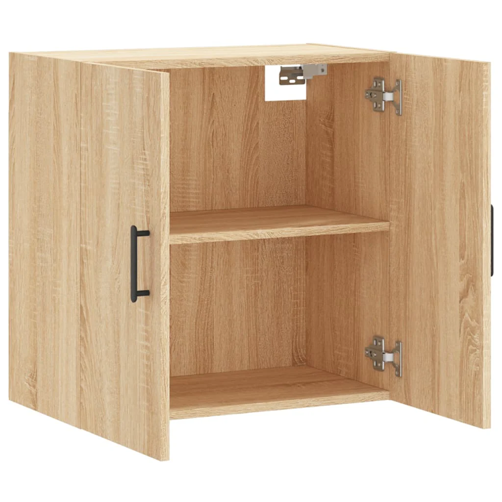 vægskab 60x31x60 cm konstrueret træ sonoma-eg - Image 6