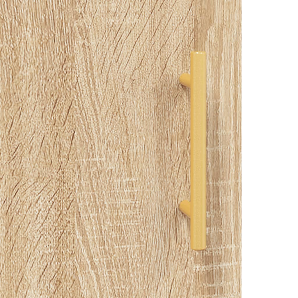 vægskab 60x31x60 cm konstrueret træ sonoma-eg - Image 8