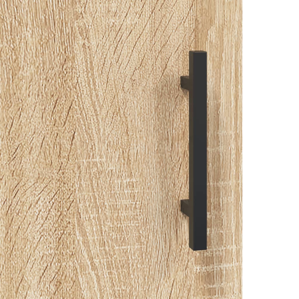 vægskab 60x31x60 cm konstrueret træ sonoma-eg - Image 8