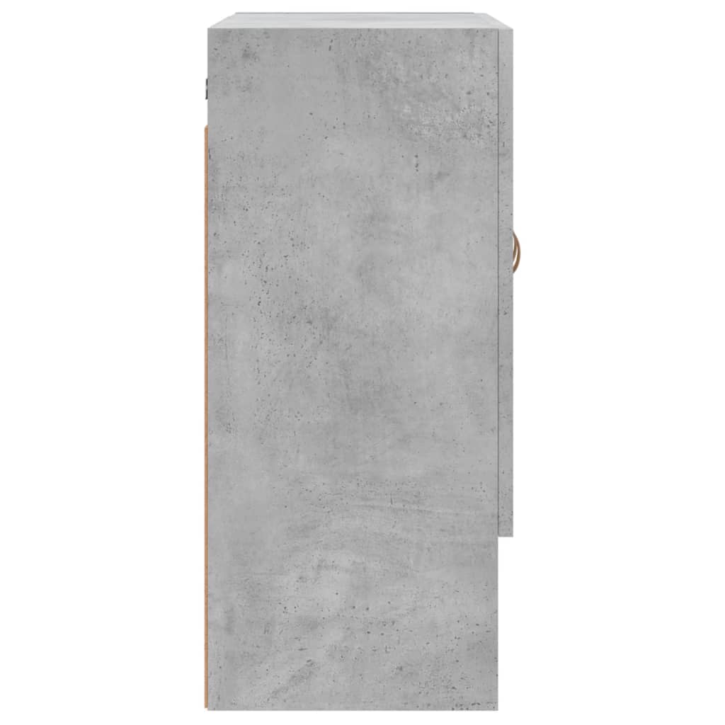 vægskab 60x31x70 cm konstrueret træ betongrå - Image 7