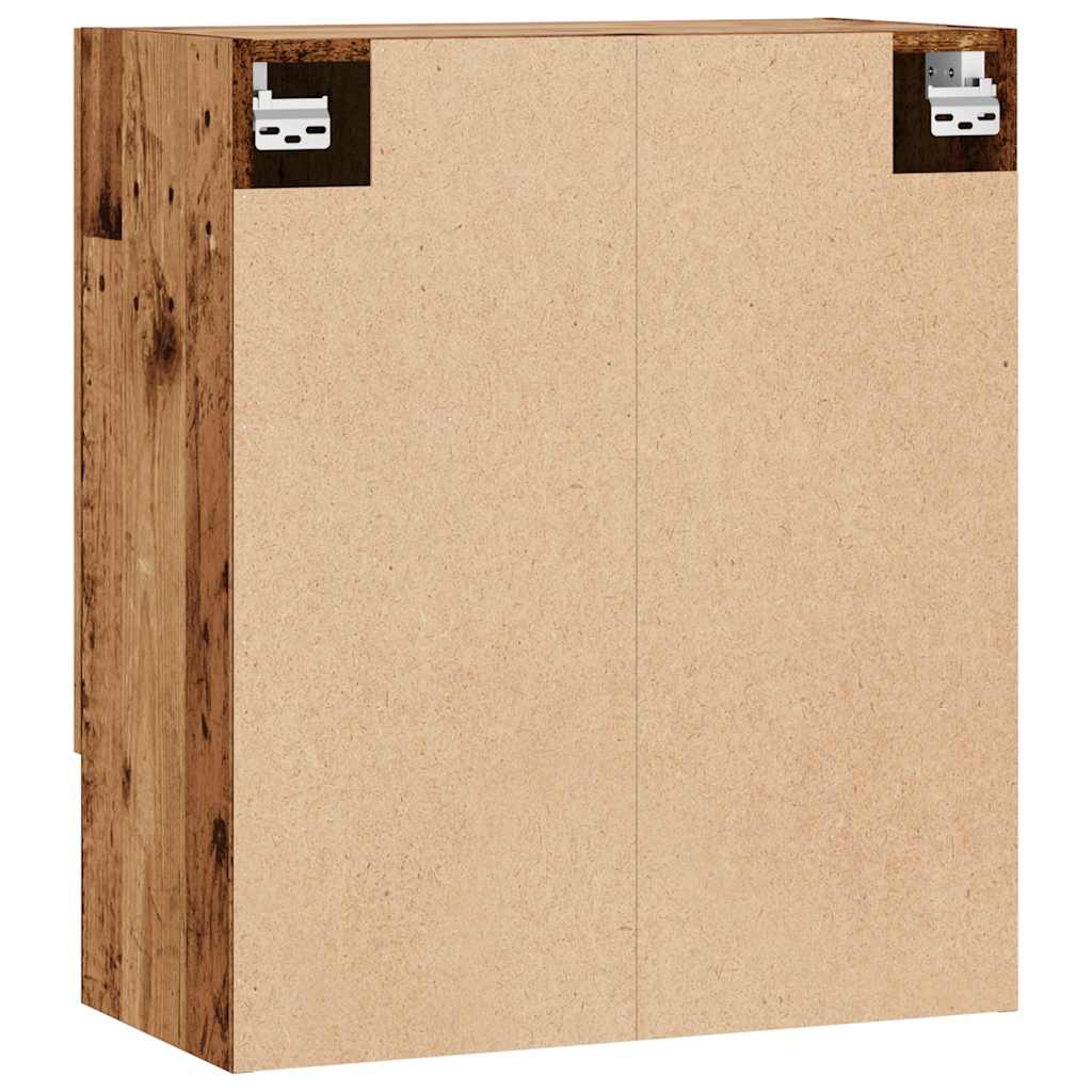 vægskab 60x31x70 cm konstrueret træ gammelt træ - Image 6