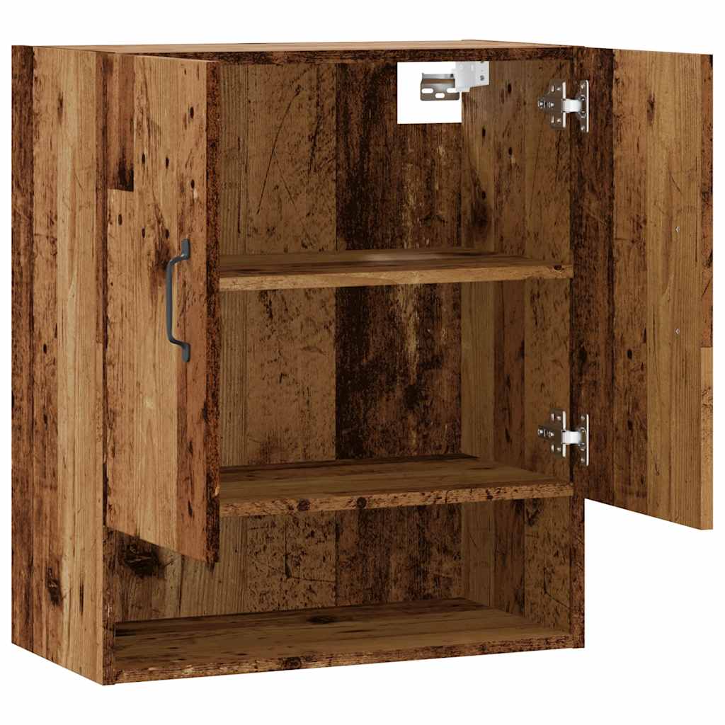 vægskab 60x31x70 cm konstrueret træ gammelt træ - Image 7
