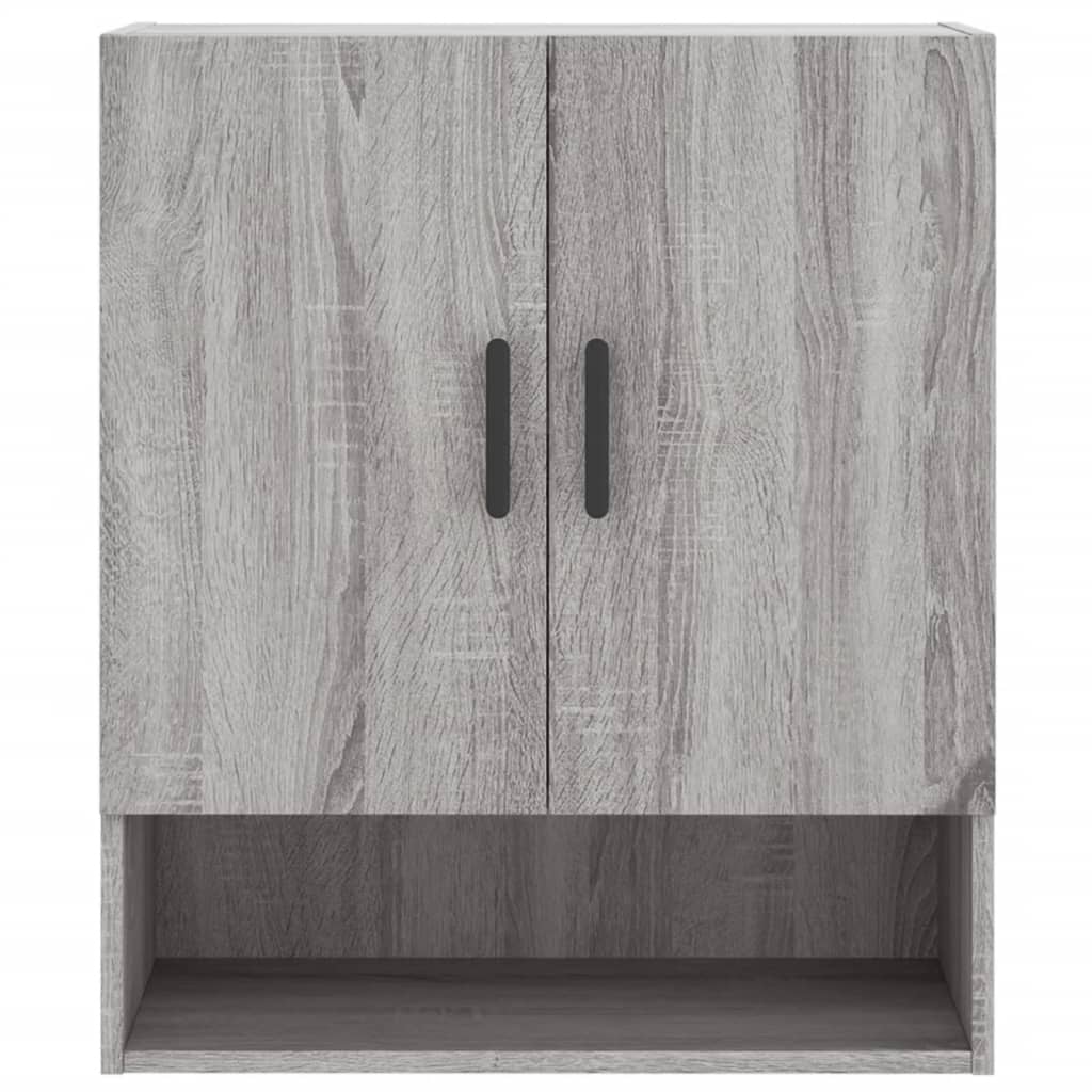 vægskab 60x31x70 cm konstrueret træ grå sonoma-eg - Image 5