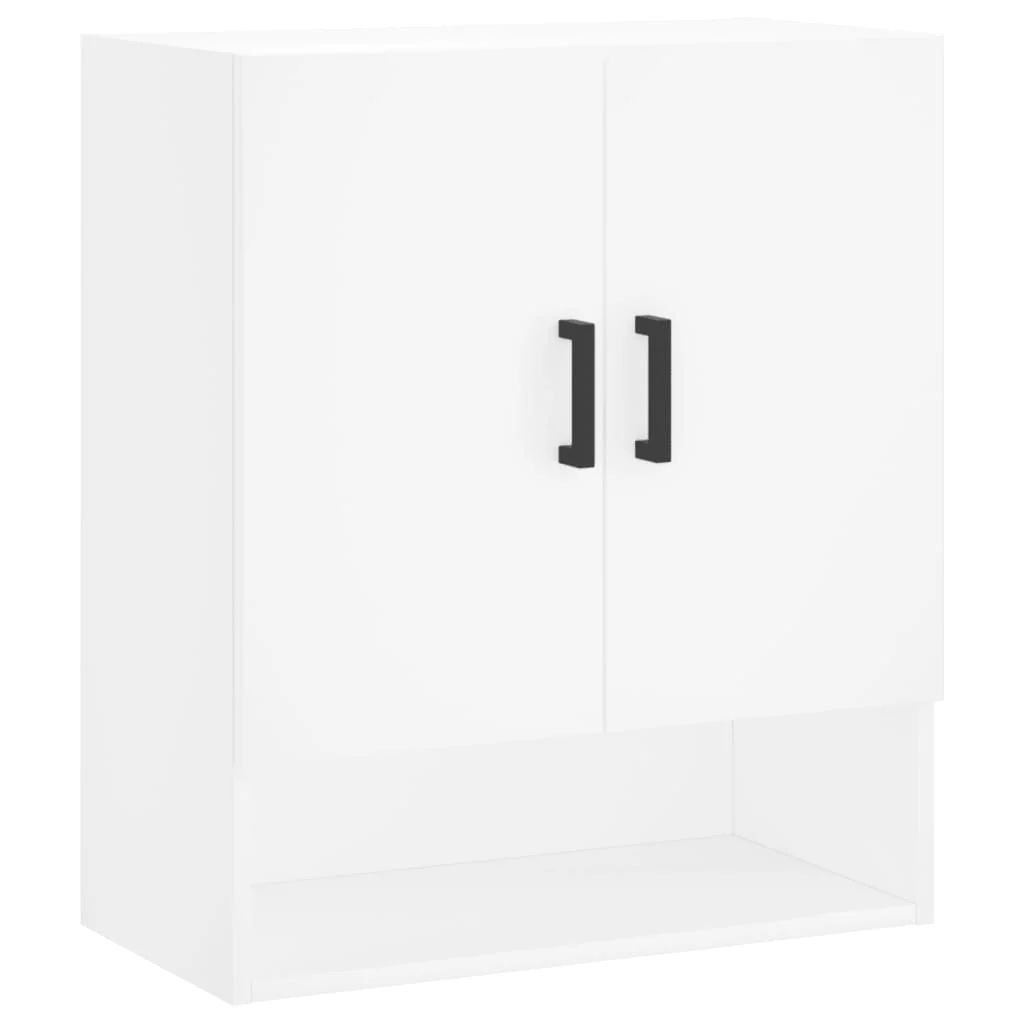 vægskab 60x31x70 cm konstrueret træ hvid - Image 2