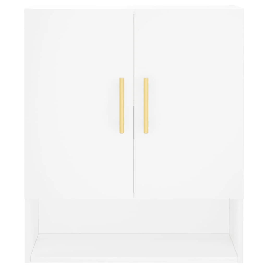 vægskab 60x31x70 cm konstrueret træ hvid - Image 5