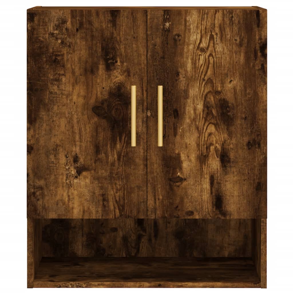 vægskab 60x31x70 cm konstrueret træ røget egetræsfarve - Image 5
