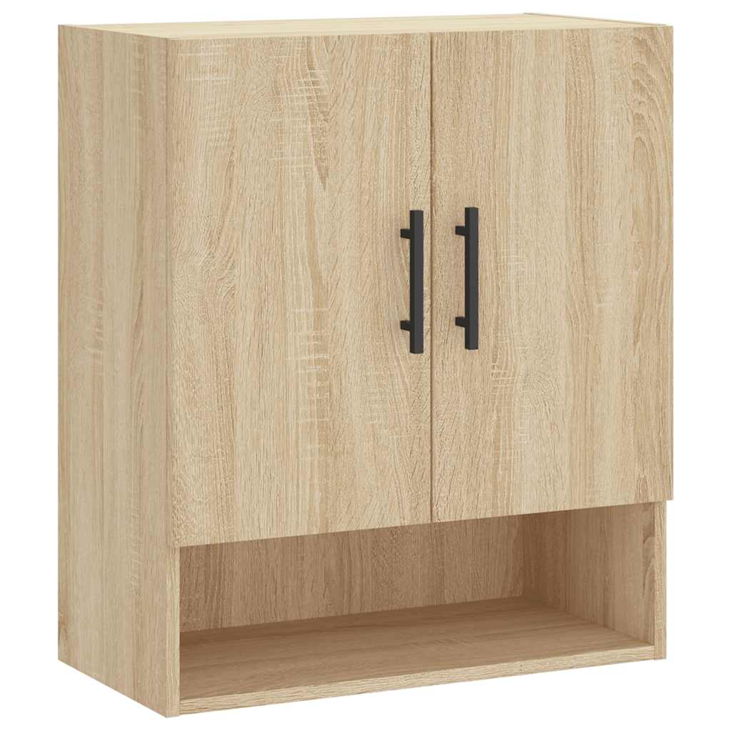 vægskab 60x31x70 cm konstrueret træ sonoma-eg - Image 2