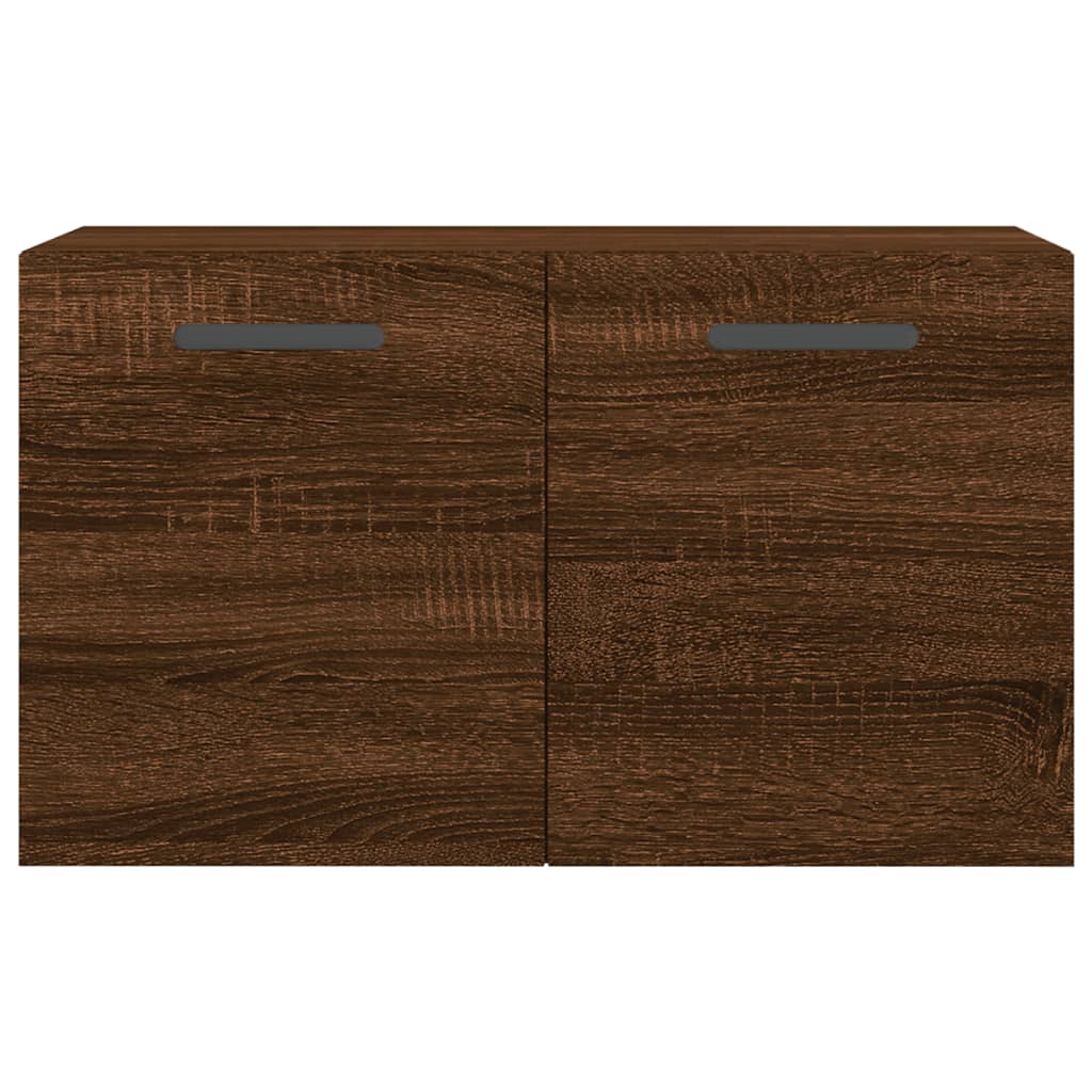 vægskab 60x36,5x35 cm konstrueret træ brun egetræsfarve - Image 5