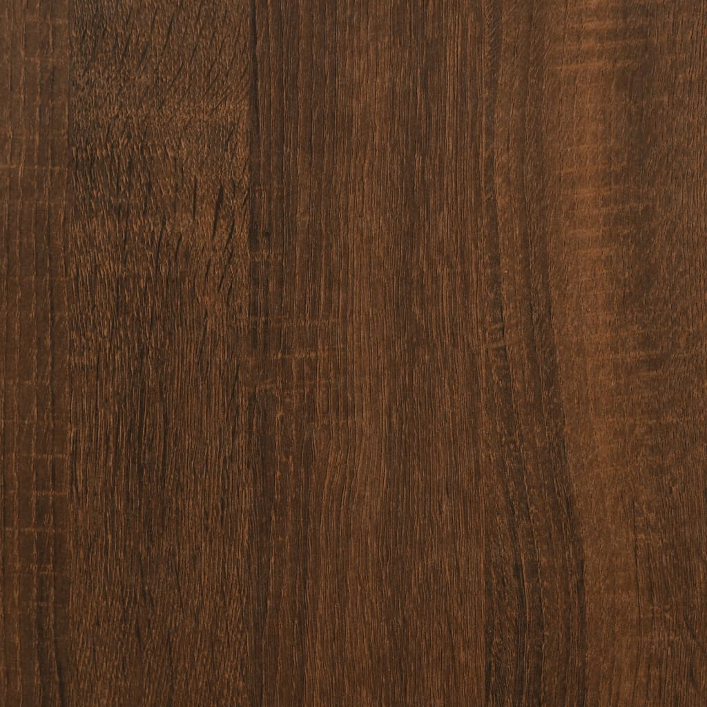 vægskab 60x36,5x35 cm konstrueret træ brun egetræsfarve - Image 10