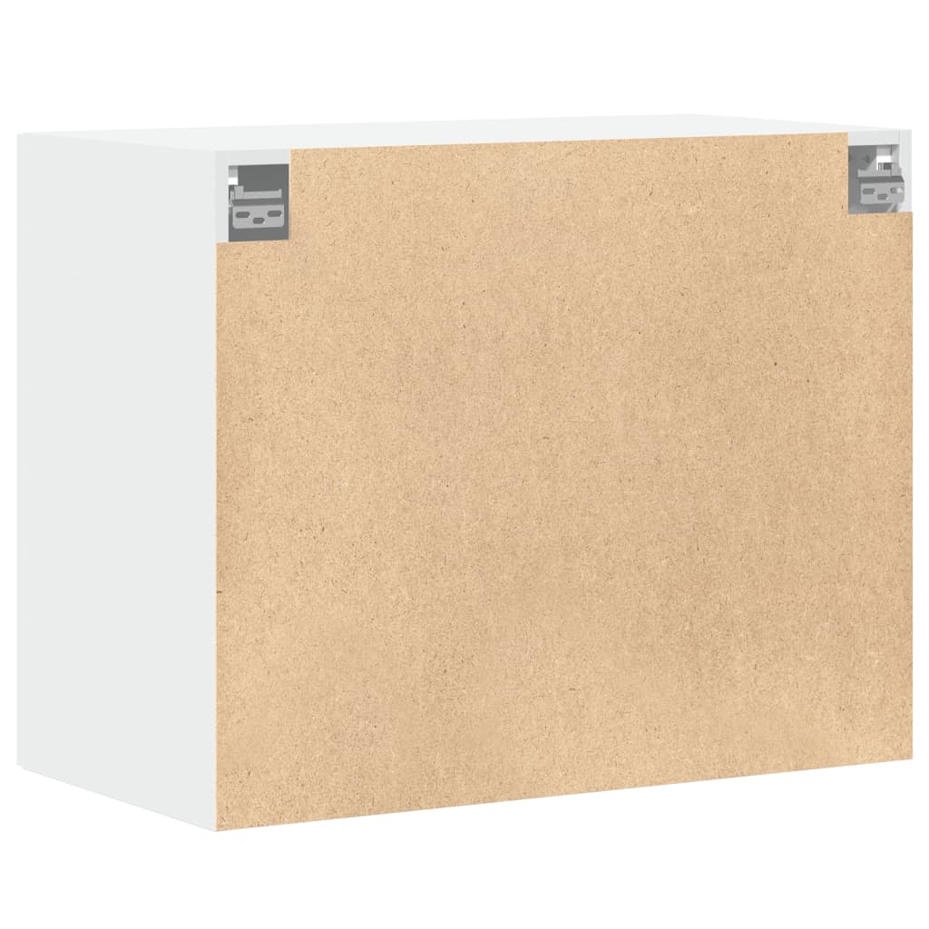 vægskab 80x42,5x64 cm konstrueret træ hvid - Image 6