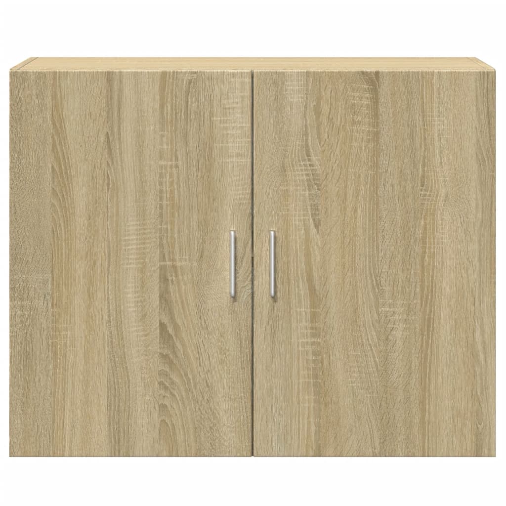 vægskab 80x42,5x64 cm konstrueret træ sonoma-eg - Image 4