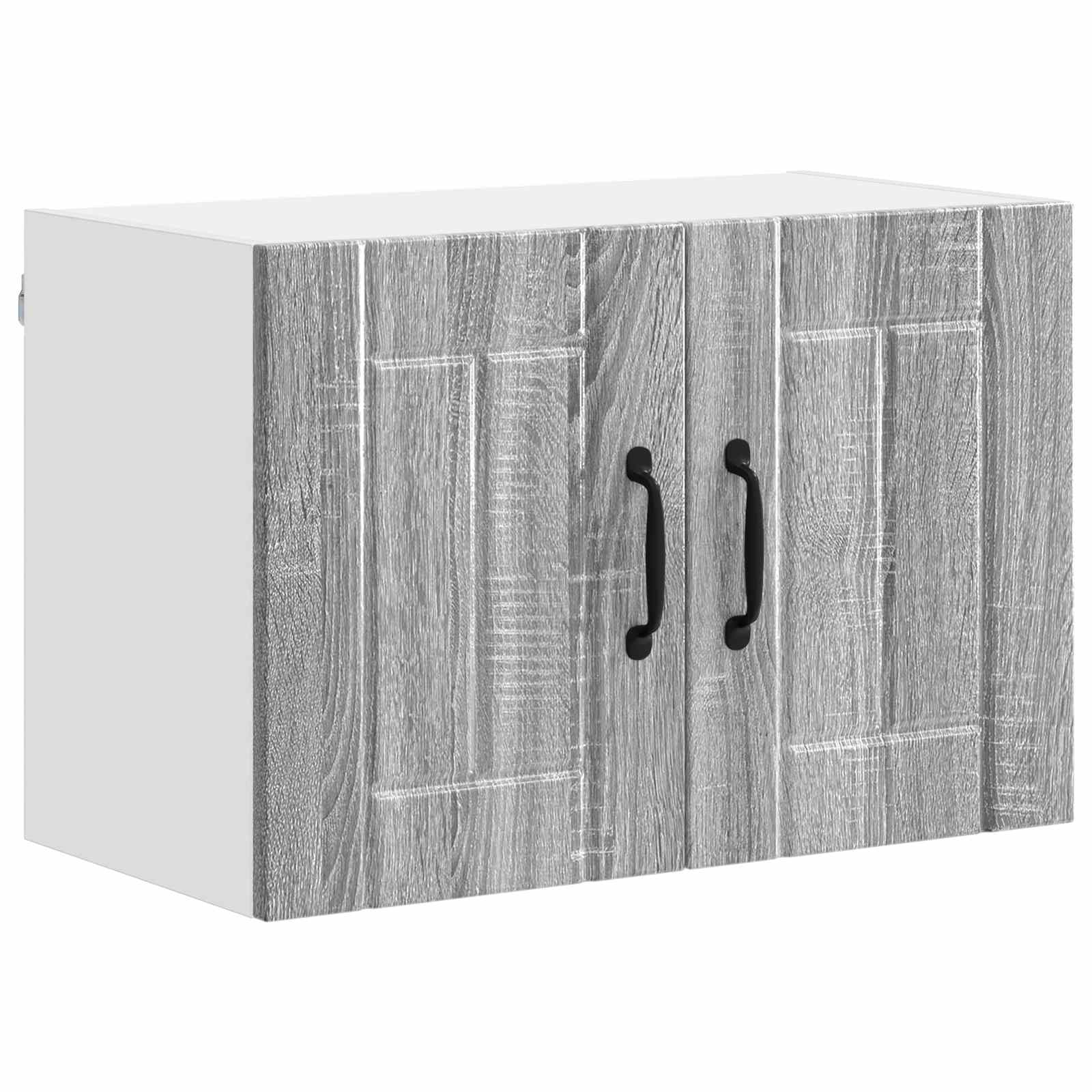 Vægskab til køkken Grå Sonoma 60 x 31 x 40 cm Konstrueret træ - Image 2