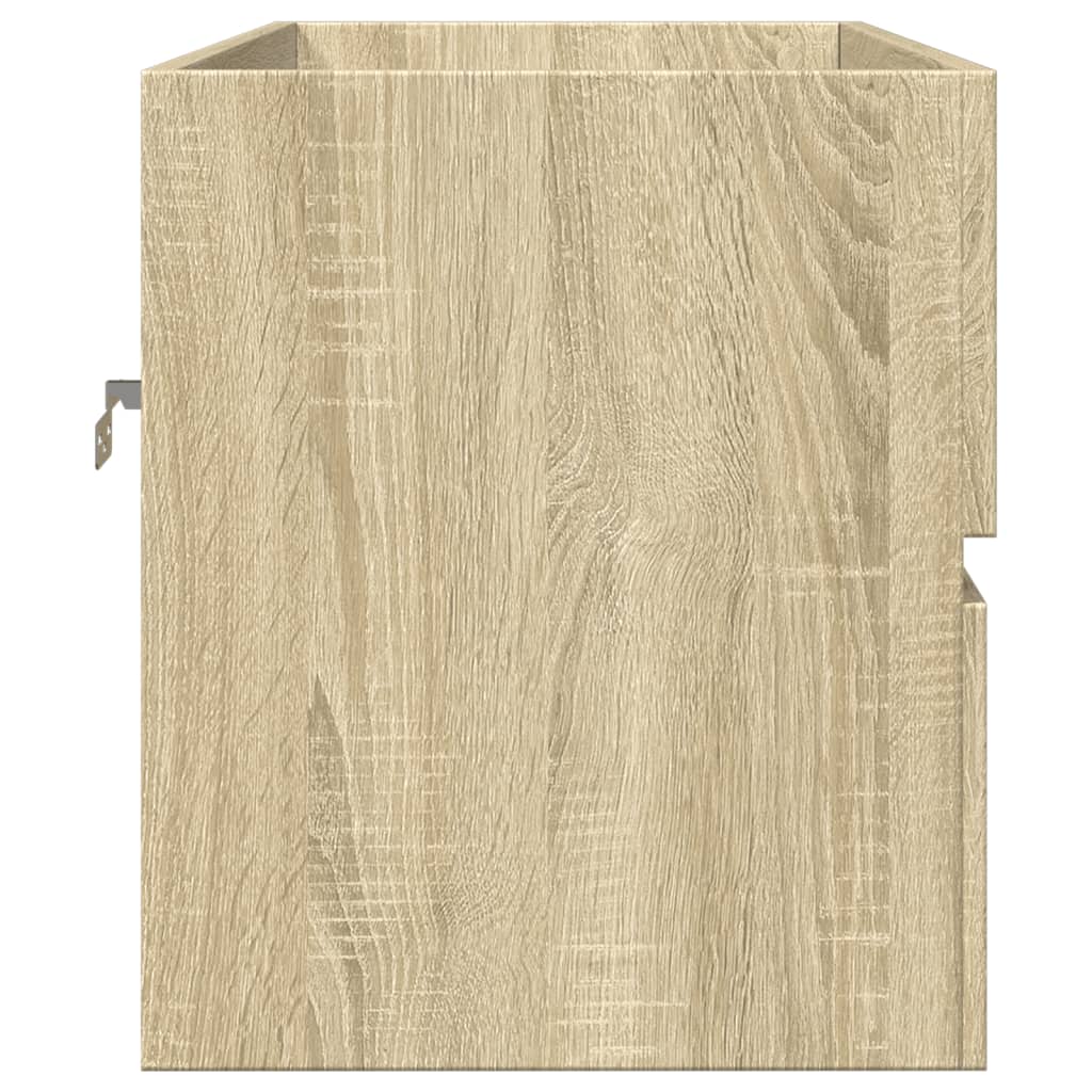 vaskeskab 80x38,5x45 cm konstrueret træ sonoma-eg - Image 5