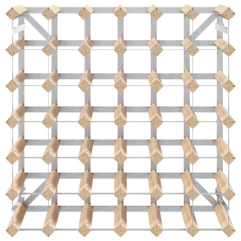 vinreol til 42 flasker massivt fyrretræ - Image 5