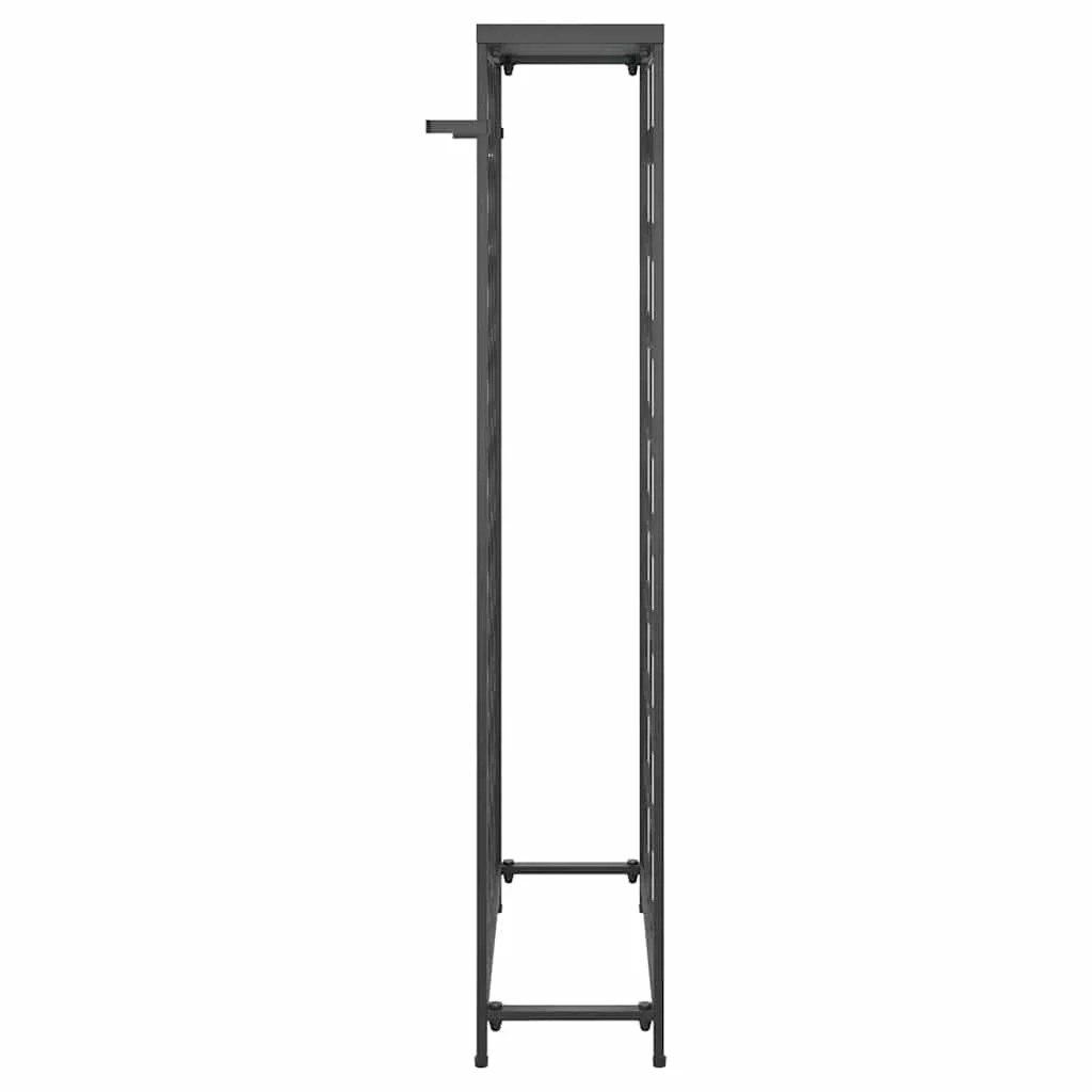 vinreol til 45 flasker 54x18x100 cm smedejern sort - Image 4