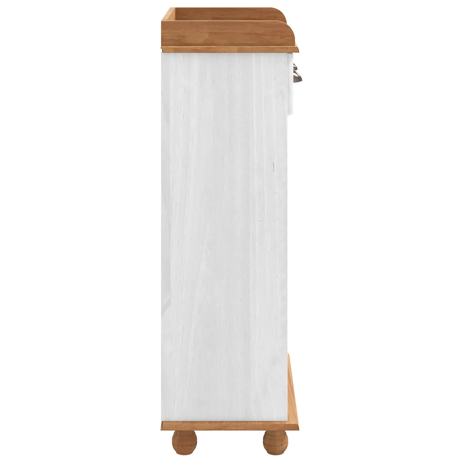 Vinskab ASKIM Hvid med Honning Top 57 x 37 x 114 cm - Image 5