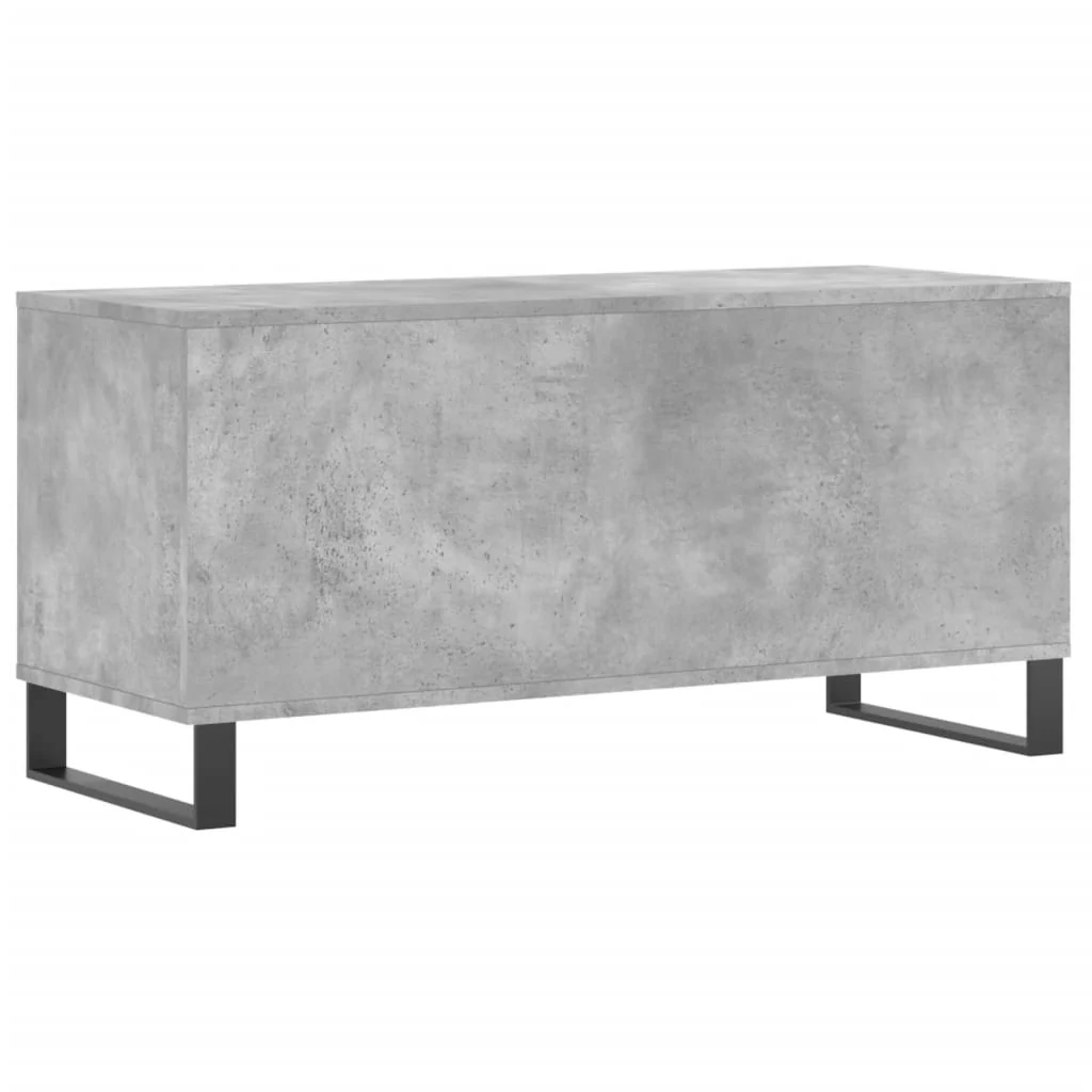 vinylskab 100x38x48 cm konstrueret træ betongrå - Image 6