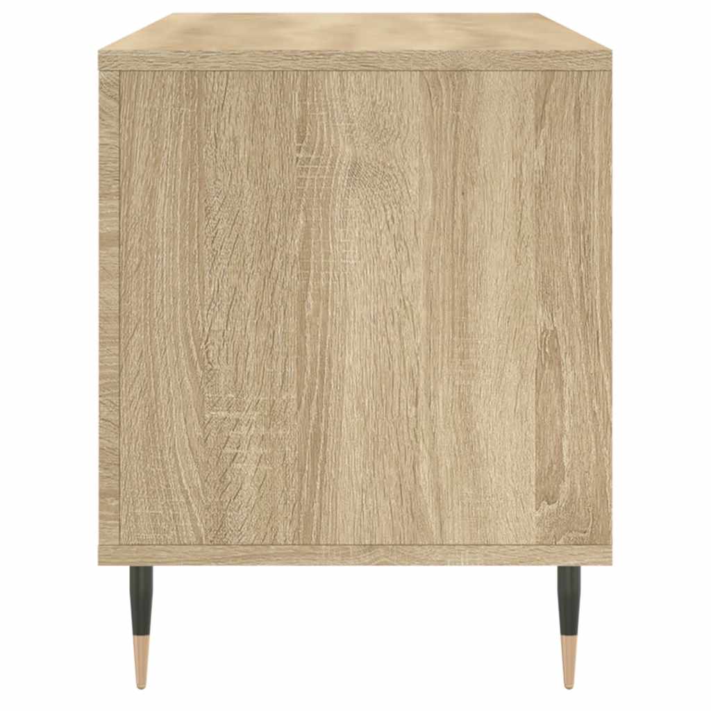 vinylskab 100x38x48 cm konstrueret træ sonoma-eg - Image 5