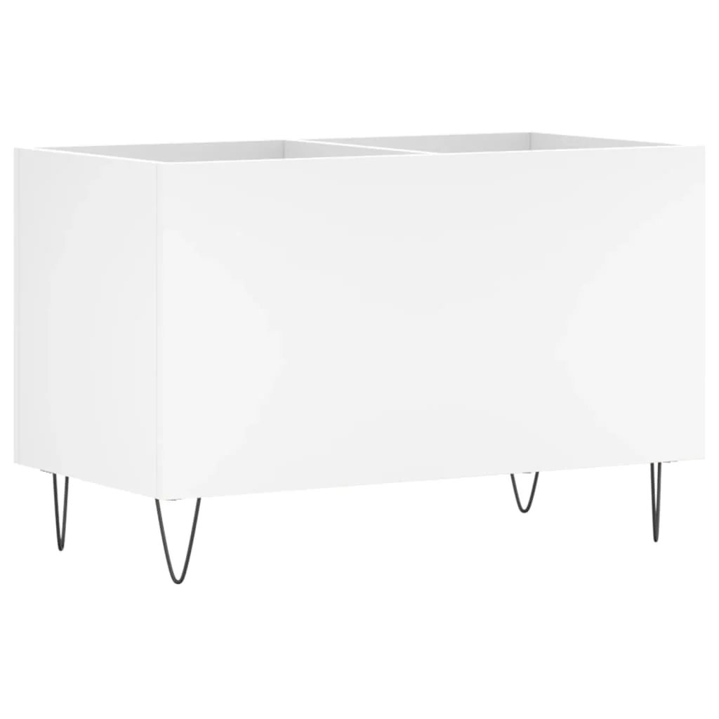 vinylskab 74,5x38x48 cm konstrueret træ hvid - Image 6