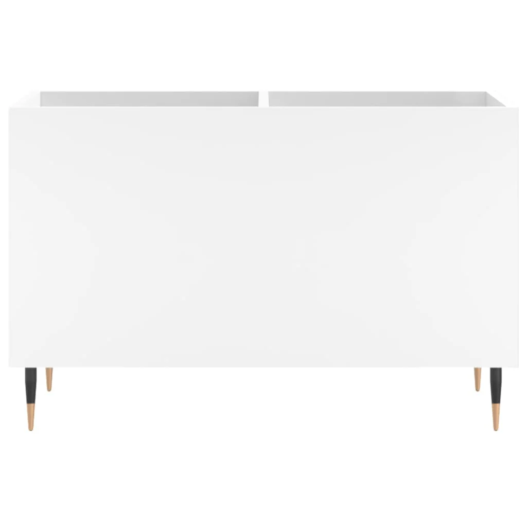 vinylskab 74,5x38x48 cm konstrueret træ hvid - Image 4