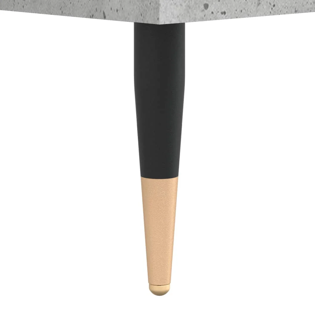 vinylskab 85x38x48 cm konstrueret træ betongrå - Image 7