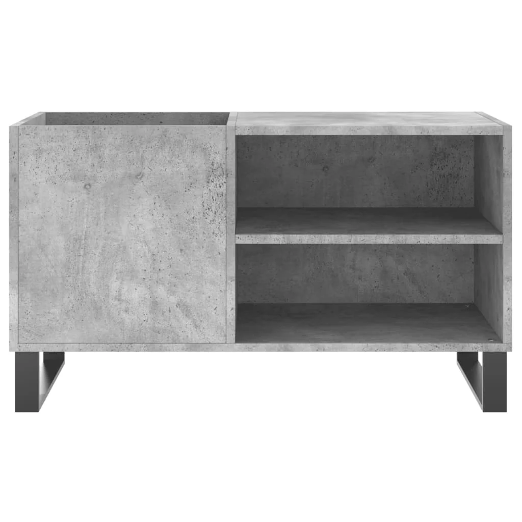 vinylskab 85x38x48 cm konstrueret træ betongrå - Image 4