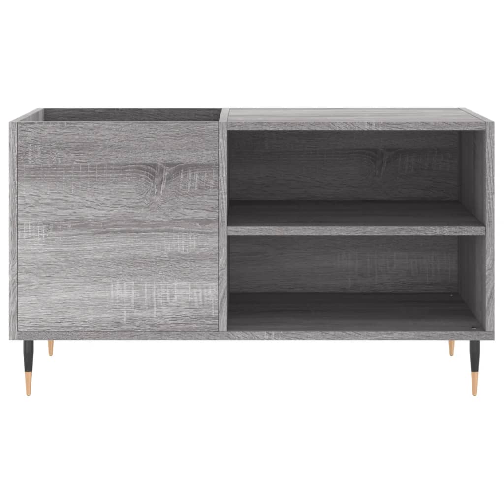 vinylskab 85x38x48 cm konstrueret træ grå sonoma-eg - Image 4