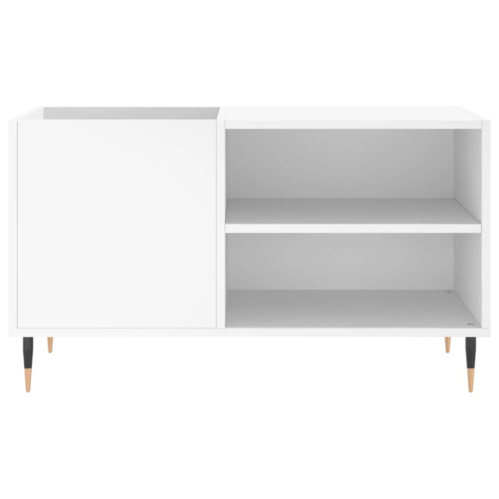 vinylskab 85x38x48 cm konstrueret træ hvid - Image 4