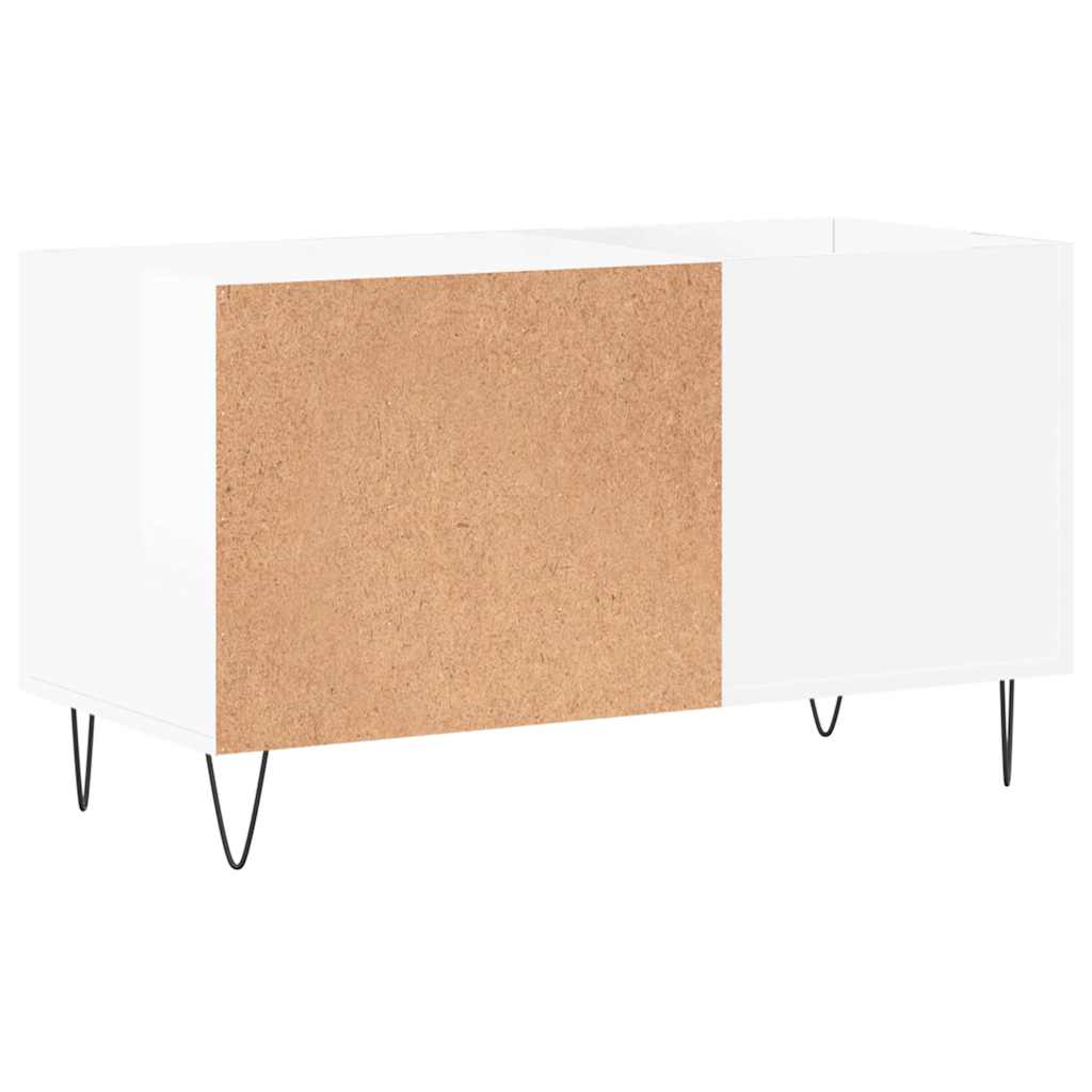 vinylskab 85x38x48 cm konstrueret træ hvid højglans - Image 6