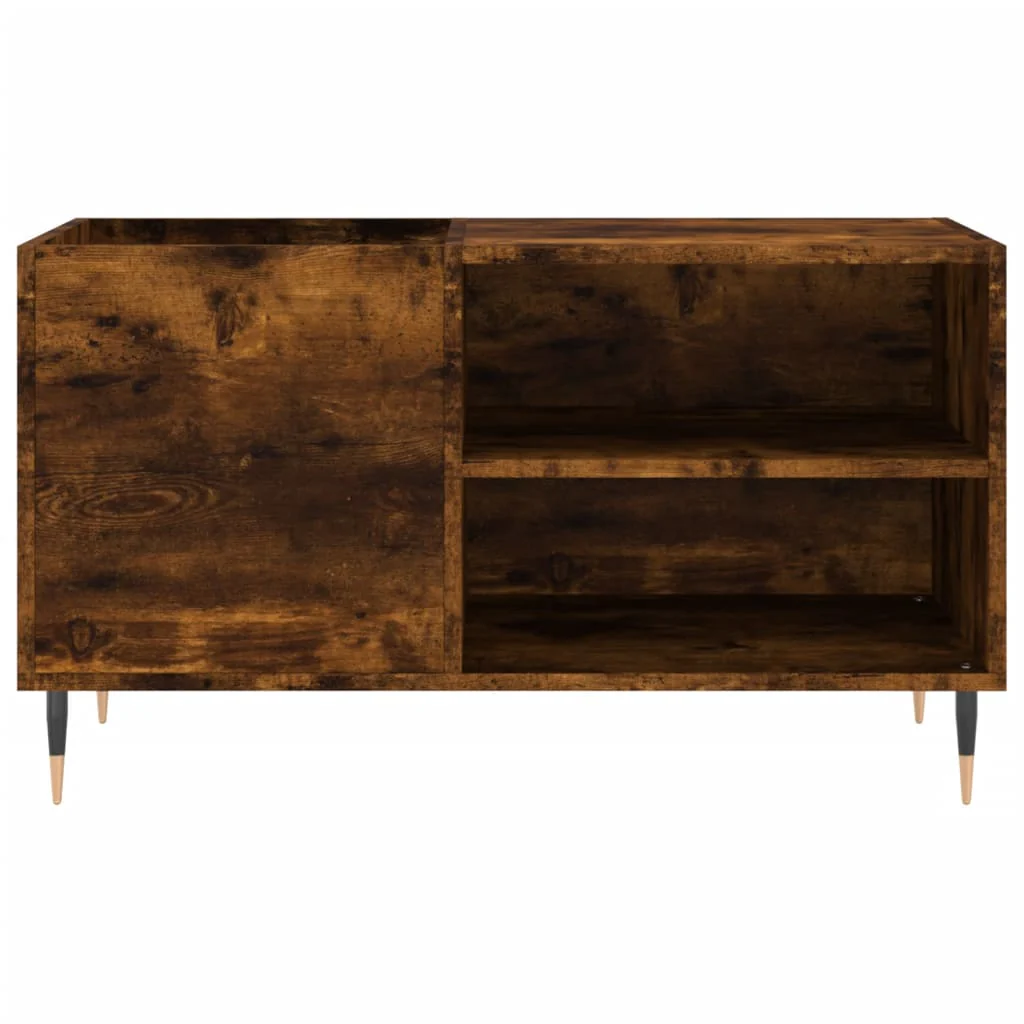 vinylskab 85x38x48 cm konstrueret træ røget sonoma-eg - Image 4