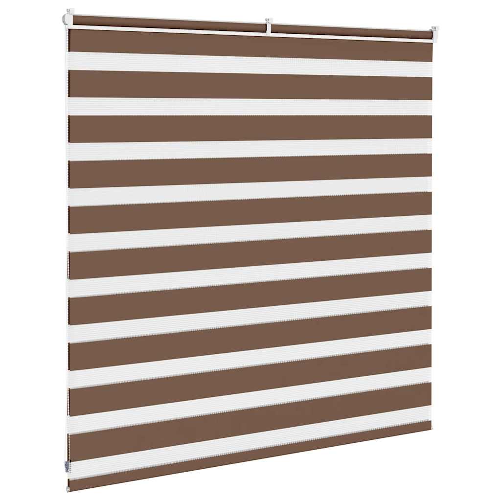 zebragardin brun 150x100 cm stofbredde 145,9 cm polyester - Image 4