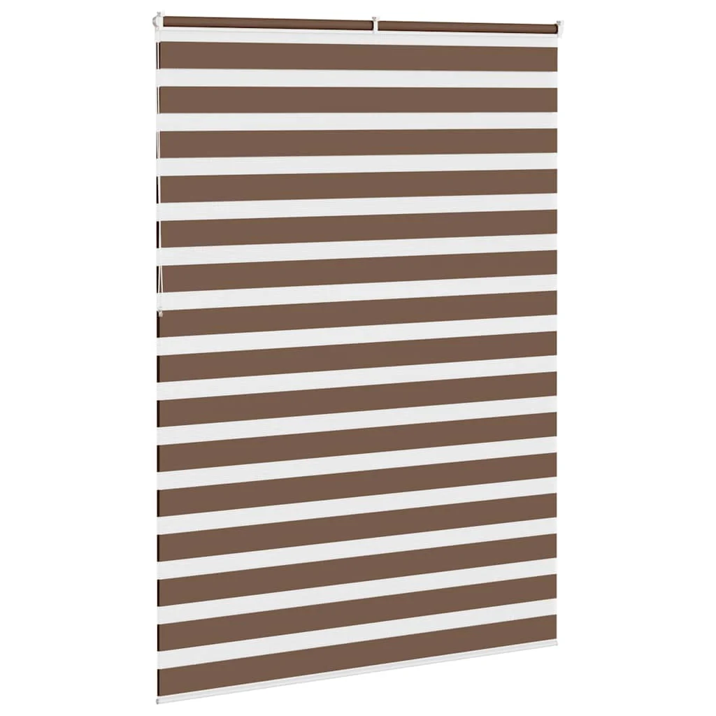 zebragardin brun 160x230 cm stofbredde 155,9 cm polyester - Image 4