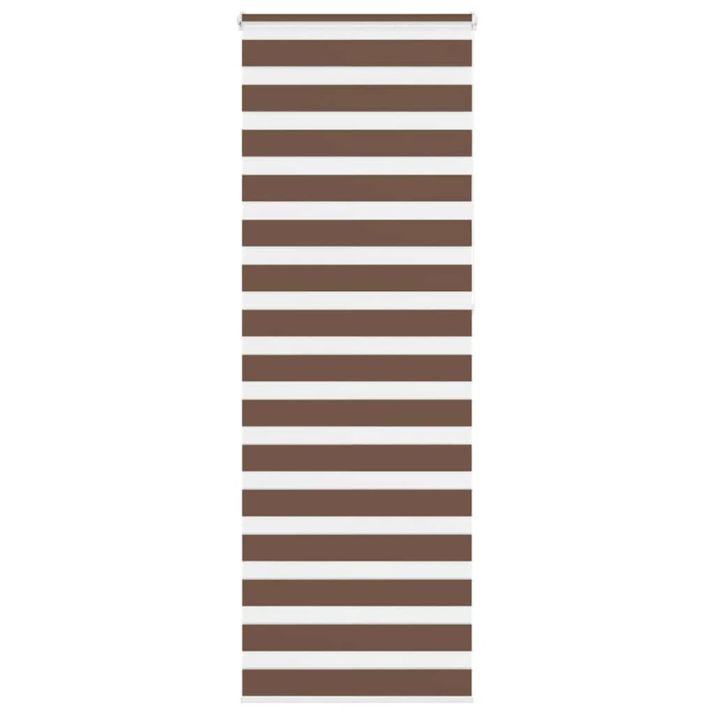 zebragardin brun 90x230cm stofbredde 85,9 cm polyester
