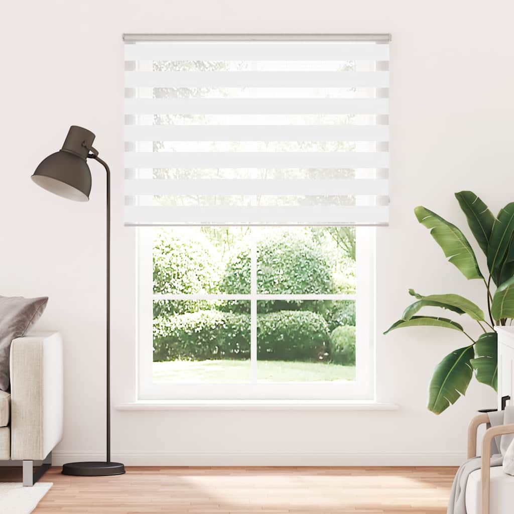 zebragardin hvid 155x200 cm stofbredde 150,9 cm polyester - Image 2