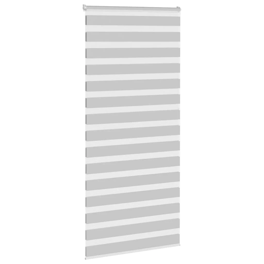 zebragardin lysegrå 110x230 cm stofbredde 105,9 cm polyester - Image 3