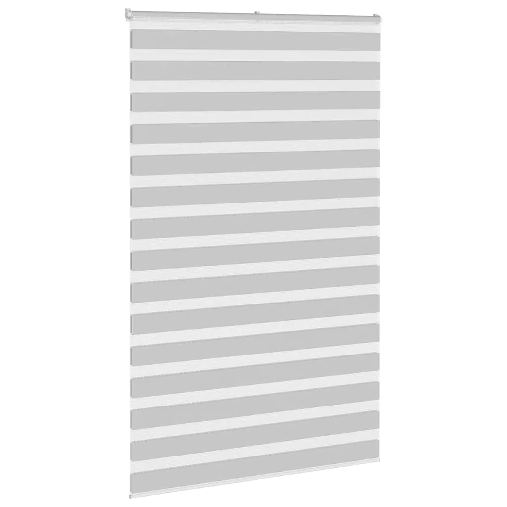 zebragardin lysegrå 140x230 cm stofbredde 135,9 cm polyester - Image 3
