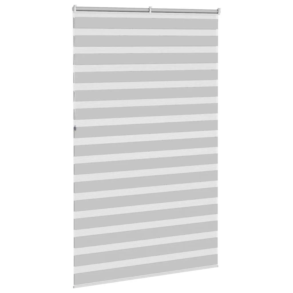 zebragardin lysegrå 150x230 cm stofbredde 145,9 cm polyester - Image 4